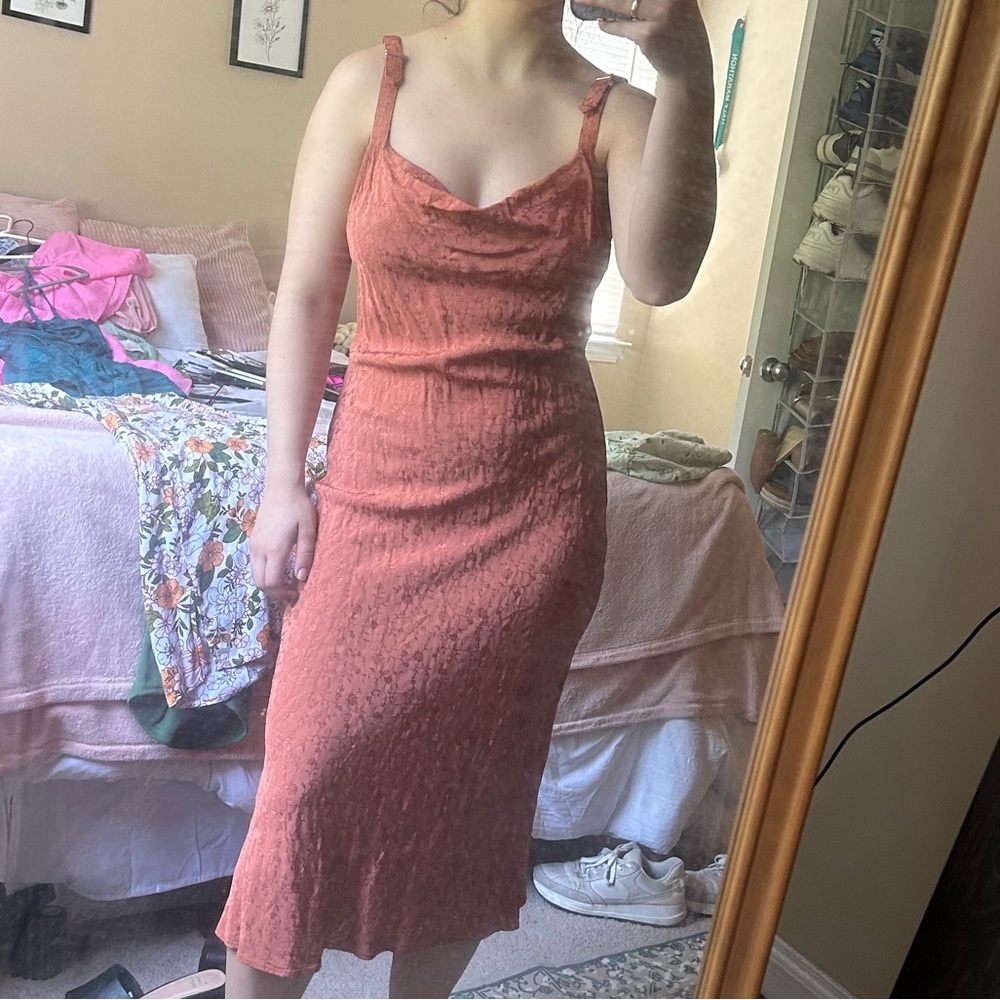Terracotta Midi Dress